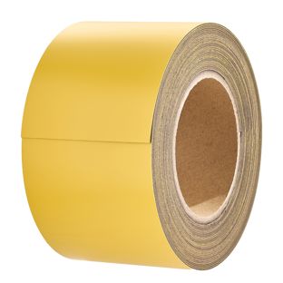 Magnetband farbig 80 mm | gelb  | 10 m | 0.85 mm