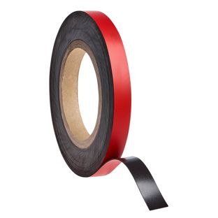 Magnetband farbig 15 mm | rot  | 10 m | 0.85 mm