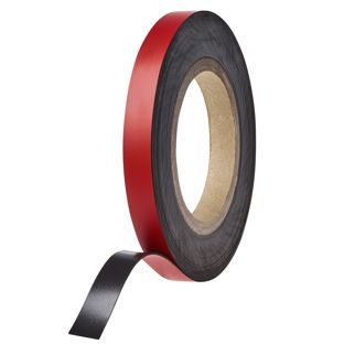 Magnetband farbig 15 mm | rot | 10 m | 0,85 mm