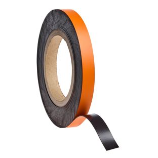 Magnetband farbig 15 mm | orange  | 10 m | 0.85 mm