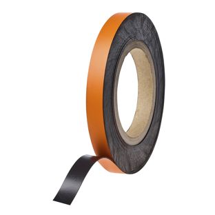 Magnetband farbig 15 mm | orange | 10 m | 0,85 mm