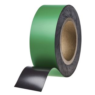 Magnetband farbig 50 mm | grün | 10 m | 0,85 mm