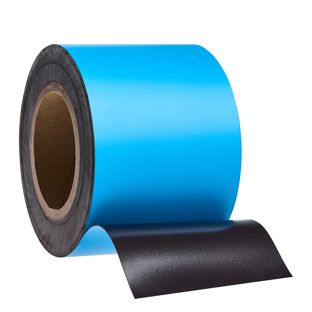 Magnetband farbig 100 mm | hellblau  | 10 m | 0.85 mm