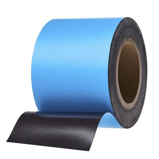 Magnetband farbig 100 mm | hellblau | 10 m | 0,85 mm