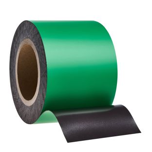 Magnetband farbig 100 mm | grün  | 10 m | 0.85 mm
