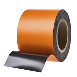 Magnetband farbig 100 mm | orange  | 10 m | 0.85 mm