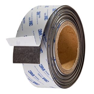 Neodym Magnetband, selbstklebend, extra stark 50 mm | 1.5 mm | 300 g/cm² | 5 m
