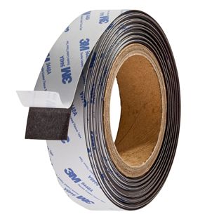 Neodym Magnetband, selbstklebend, extra stark 30 mm | 0.5 mm | 100 g/cm² | 10 m