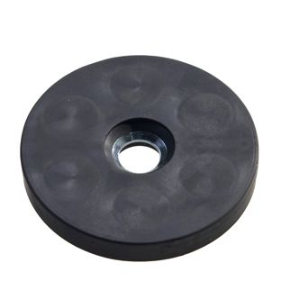 Magnet gummiert mit Bohrung und Senkung Ø 43 mm 