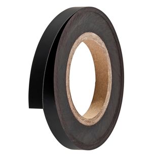 Magnetband farbig 15 mm | schwarz  | 10 m | 0.85 mm
