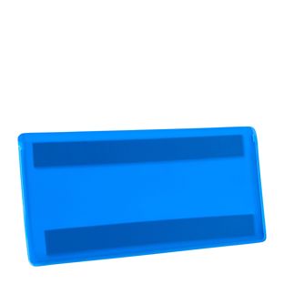 Etikettentaschen magnetisch 160 x 75 mm  | blau 