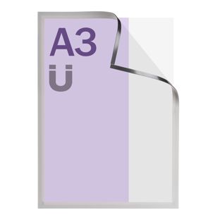 Magnetrahmen A3, magnetisch silber 