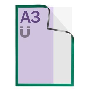 Magnetrahmen A3, magnetisch grün