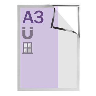 Magnetrahmen A3 Window Frame silber 