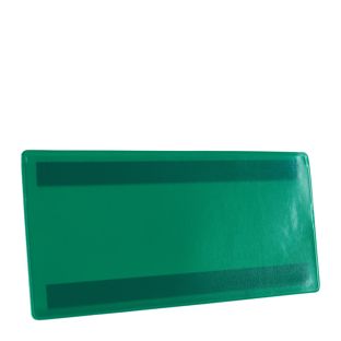 Etikettentaschen magnetisch 220 x 105 mm | grün