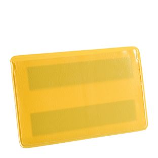 Etikettentaschen magnetisch 100 x 60 mm  | gelb 