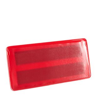 Etikettentaschen magnetisch 110 x 50 mm | rot