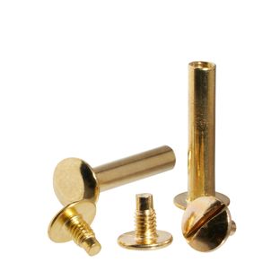 Buchschrauben, Messing 