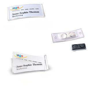 Namensschilder polar® quick-print Magnet 