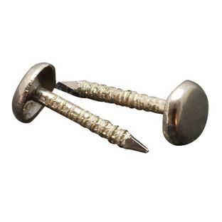 Polsternägel, 20 mm lang, runder Kopf, vernickelt 
