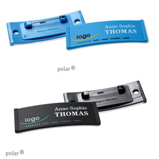 Namensschilder polar® color-complete Nadel 