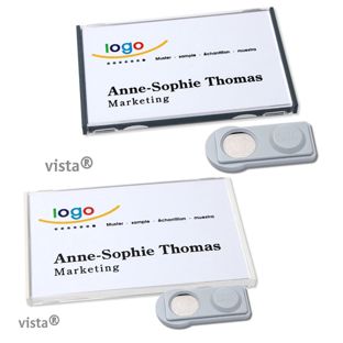 Namensschilder VISTA, magnetisch 
