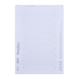 Druckbogen, blanko Public 30 / Profil 30c, 60 x 27 mm