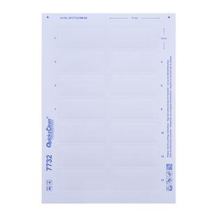 Druckbogen, blanko Icon® 35 , 77 x 32 mm 