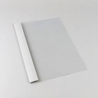 Ösenmappe A4, Lederkarton, 25 Blatt, grau  | 2 mm