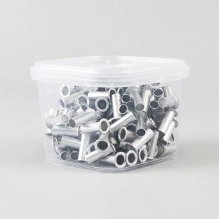 Klick-Ösen, 20 - 50 Blatt, silber 6.5 mm