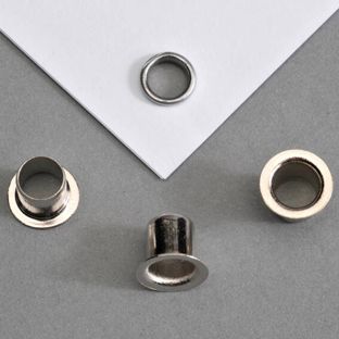 Ösen für Papier vernickelt | Nr. 272 - Ø 6mm - L 4,7mm