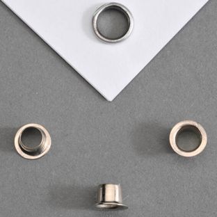 Ösen für Papier vernickelt | Nr. 24 - Ø 4mm - L 2,9mm
