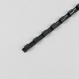 Plastikbinderücken A4, rund 6 mm | schwarz 