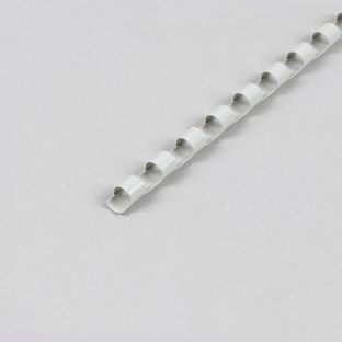 Plastikbinderücken A4, rund 6 mm | grau 