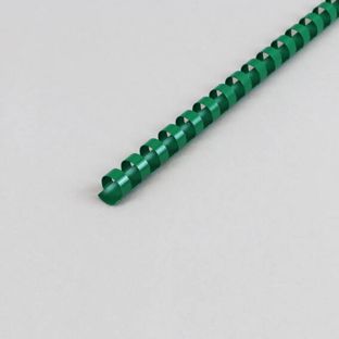 Plastikbinderücken A4, rund 12 mm | grün 
