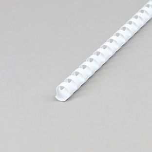 Plastikbinderücken A4, rund 14 mm | weiß 