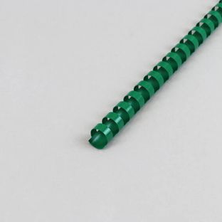 Plastikbinderücken A4, rund 14 mm | grün 