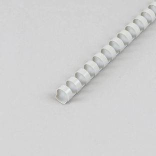 Plastikbinderücken A4, rund 14 mm | grau 