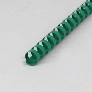 Plastikbinderücken A4, rund 16 mm | grün 