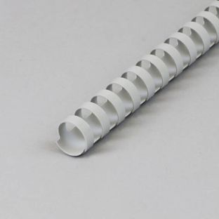 Plastikbinderücken A4, rund 19 mm | grau 