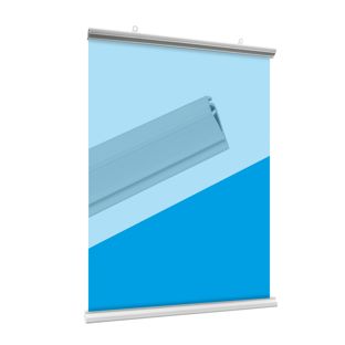 Posterklemmschienen Kunststoff, aufklappbar 