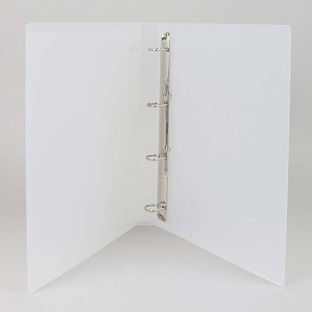 Präsentationsringbuch A4 transparent  | 4-D-Ring-Mechanik  | PP  | 20 mm