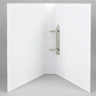 Präsentationsringbuch A4 weiß  | 2-D-Ring-Mechanik  | Pappe|PP  | 30 mm
