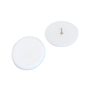 Plakatpieker, 30 mm weiß  | 100 Stück lose im Beutel 