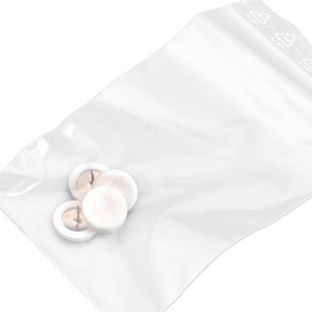 Plakatpieker, 15 mm weiß  | zu 4 Stück im Druckverschlussbeutel 