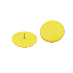 Plakatpieker, 30 mm gelb  | 100 Stück lose im Beutel 