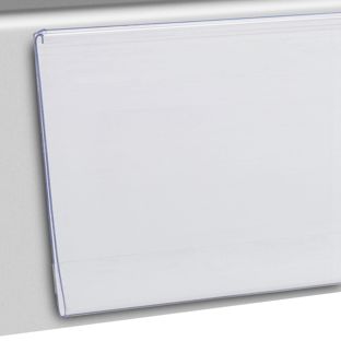 Scannerschiene DBR, selbstklebend, mit C-Raste 105 mm | 1000 mm | zum Kleben (Standardklebeband) 