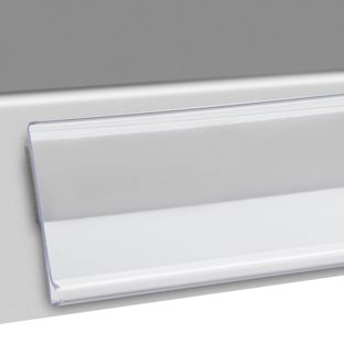 Scannerschiene DBR, selbstklebend 26 mm | 100 mm | transparent  | zum Kleben (Schaumklebeband) 