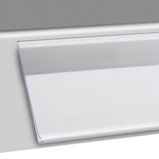 Scannerschiene DBR, selbstklebend 45 mm | 100 mm | transparent  | zum Kleben (Schaumklebeband) 