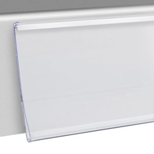 Scannerschiene DBR, selbstklebend, mit C-Raste 64 mm | 1000 mm | zum Kleben (Standardklebeband) 